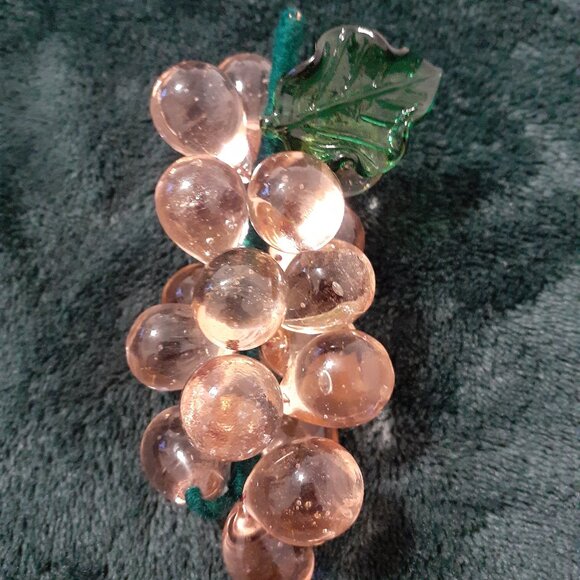 CANADA GLASS COMPANY Other - HANDBLOWN CANADA CO. GLASS GRAPES BEAUTIFUL 2005